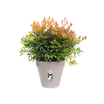 loft urban rond roues 50cm gris chaud